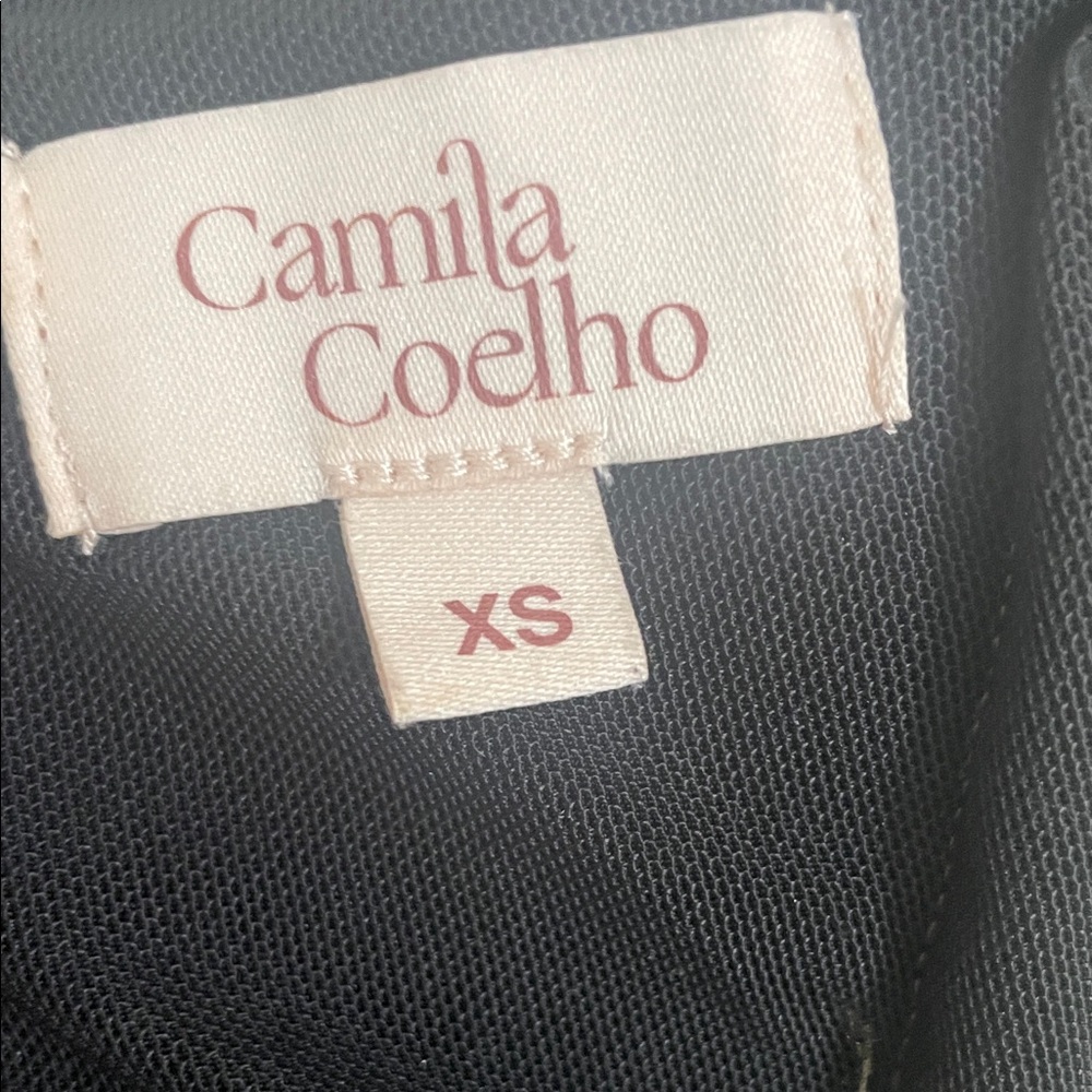 Camila Coelho Set. Elegant Metallic Off-Shoulder Top and Skirt #228 - Picture 14 of 16
